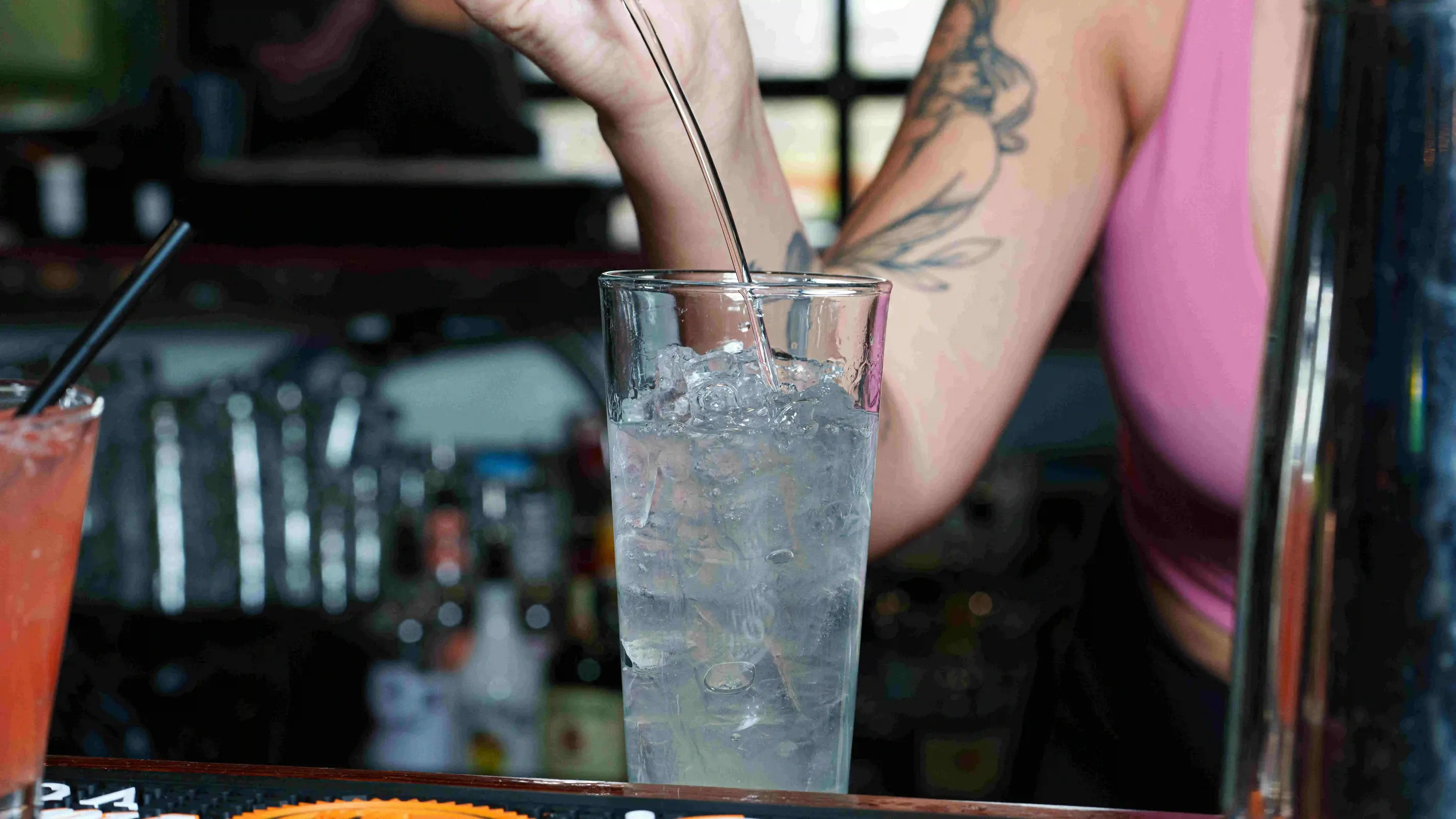 Friends having drinks