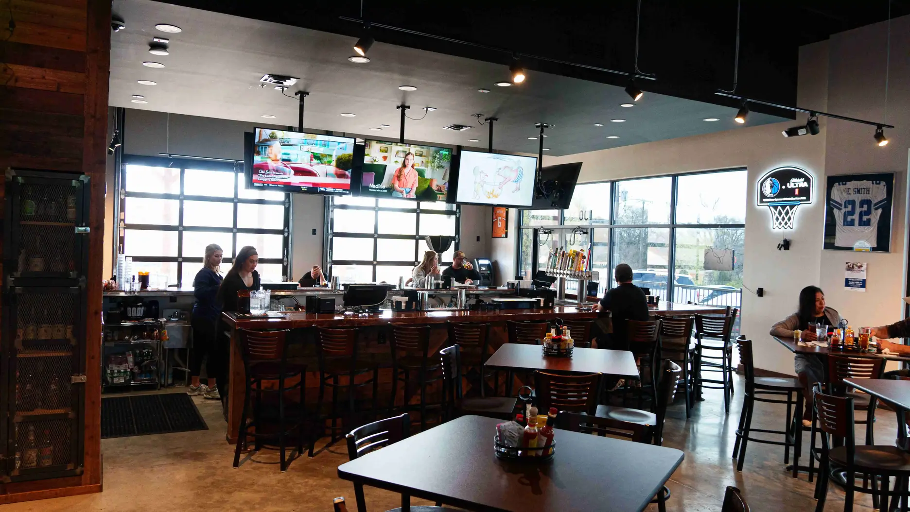 Bartender pouring craft beer