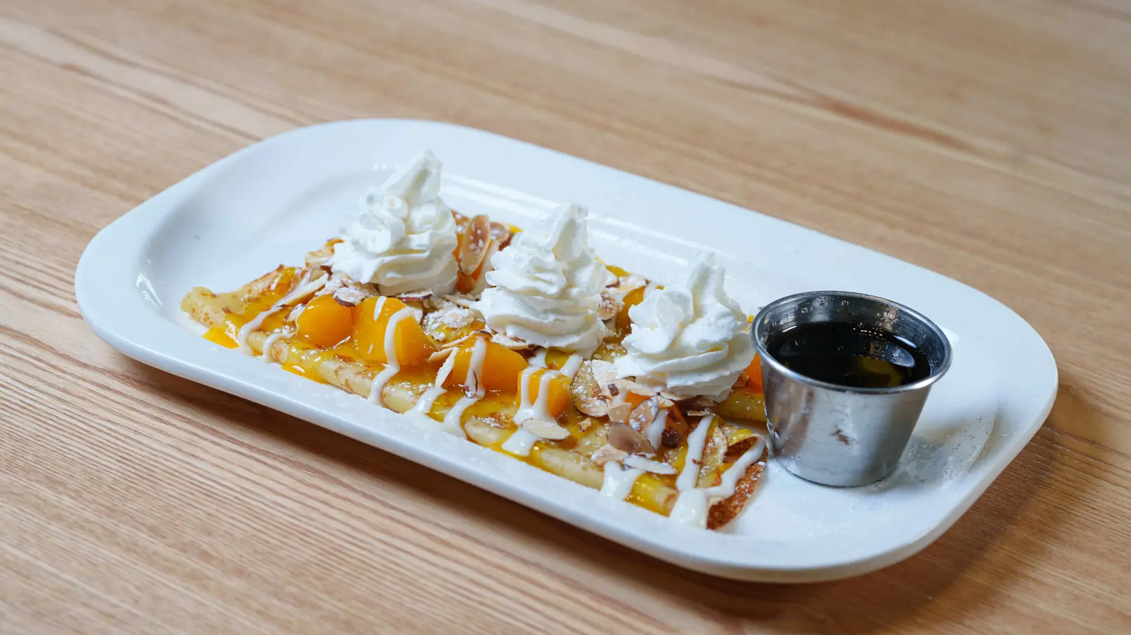 Peach Crepe