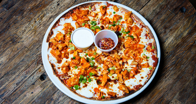 A delicious pizza