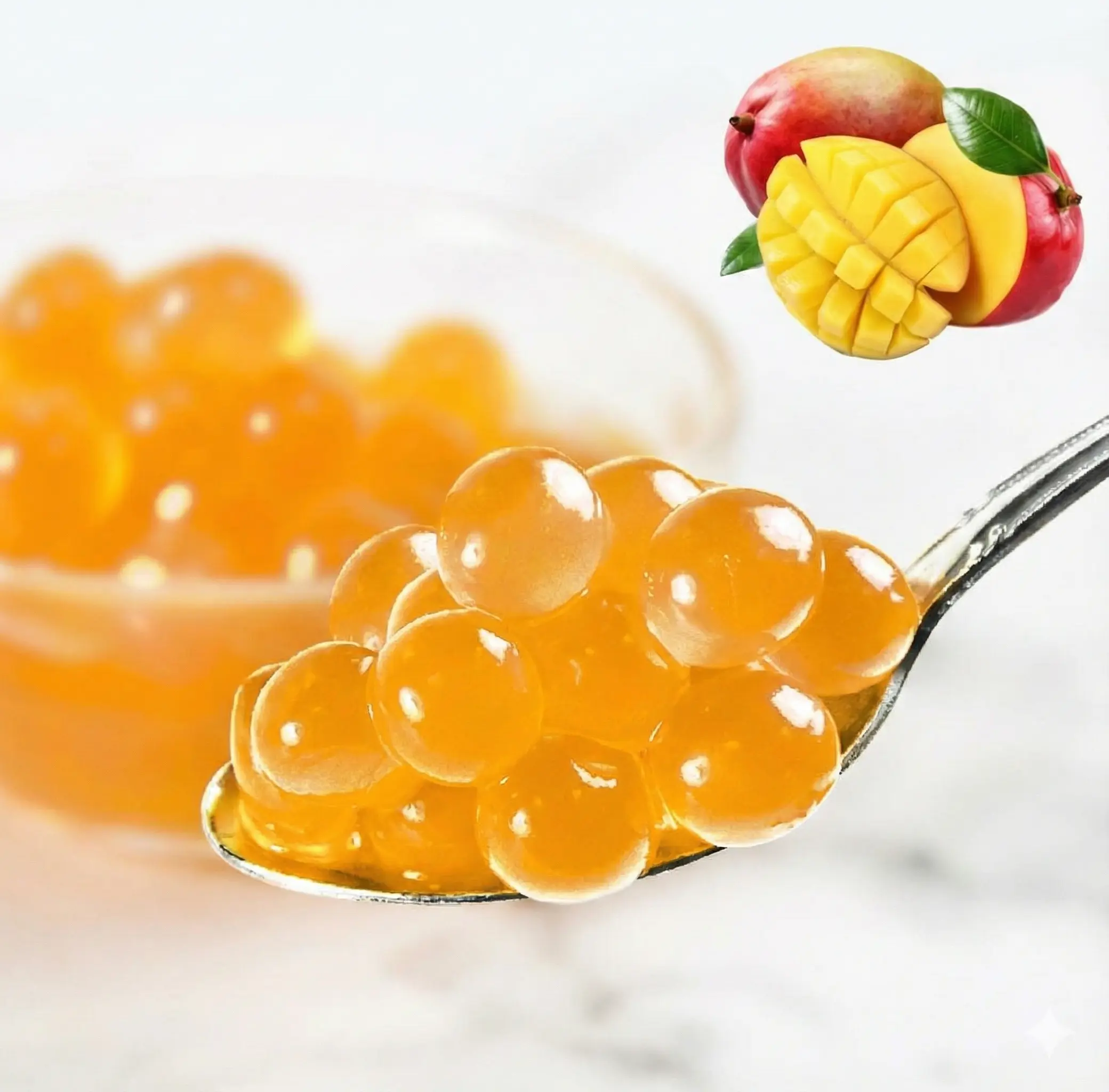 Mango Popping Boba