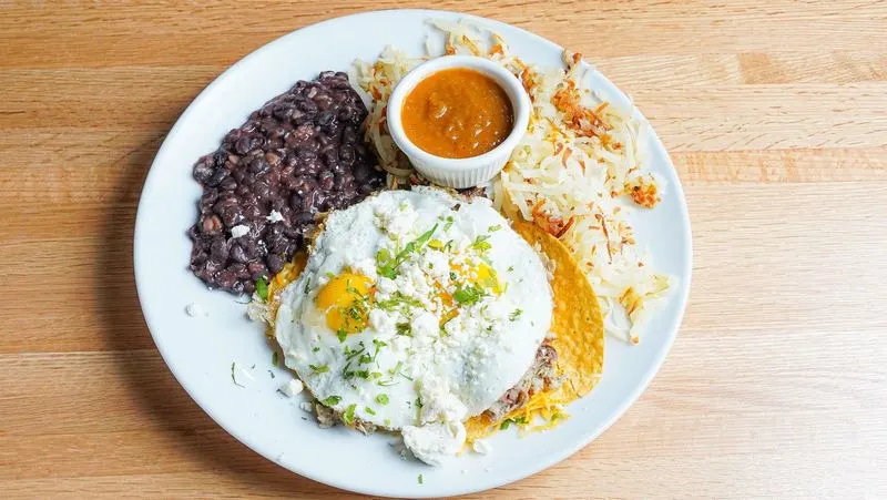Belgian waffle with fresh berries