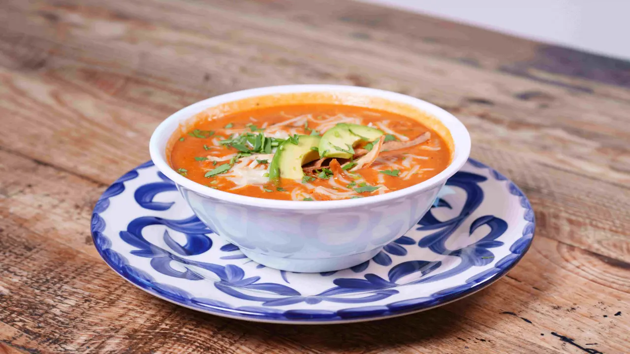 Tortilla Cream Soup Bowl