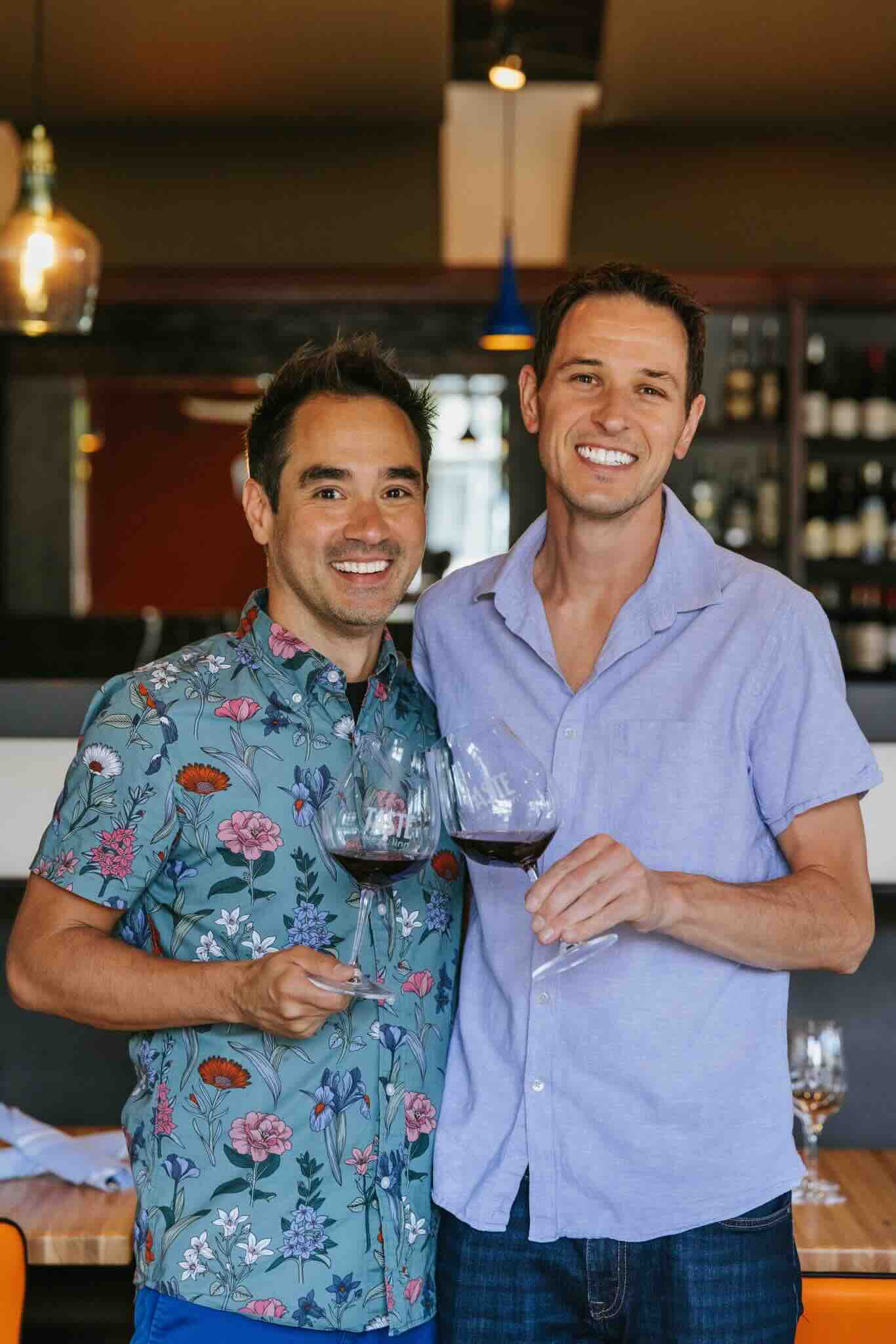 The cozy interior of TASTE Wine Cafe